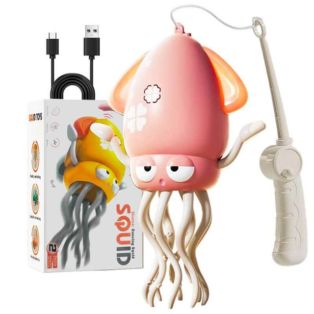 Electric Dancing Octopus Toy for Kids - Automatic Obstacle Avoidance, LED Lights & Music, Interactive Crawling Robot Toy for Toddlers, USB Rechargeable, Gift for Boys Girls | Shinymarch