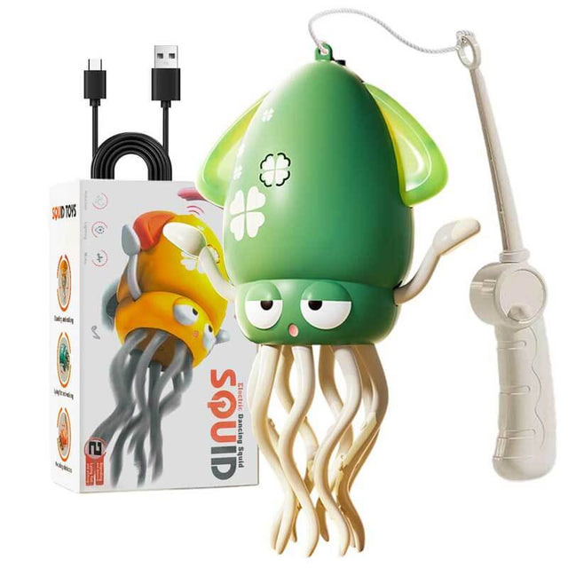 Electric Dancing Octopus Toy for Kids - Automatic Obstacle Avoidance, LED Lights & Music, Interactive Crawling Robot Toy for Toddlers, USB Rechargeable, Gift for Boys Girls | Shinymarch