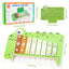 Baby Piano Xylophone Musical Toys - 2 in 1 Wooden Montessori Crocodile Toys for Toddler Kids, 8 Multicolored Key Keyboard Instruments, Preschool Educational Musical Learning Toy for Girls Boys | Shinymarch