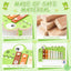 Baby Piano Xylophone Musical Toys - 2 in 1 Wooden Montessori Crocodile Toys for Toddler Kids, 8 Multicolored Key Keyboard Instruments, Preschool Educational Musical Learning Toy for Girls Boys | Shinymarch
