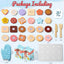 Wooden Cookie Play Food Set for Kids Kitchen, Pretend Play Toy Food for Toddlers 1-3 with 12 Cookies & Accessories & Gift Boxes, Kids Baking Set Christmas Birthday Gift for Girls Boys 3 4 5 6 | Shinymarch