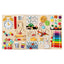 Wooden Montessori Busy Board – Wall-Mounted Educational Activity Toy for Toddlers and Preschoolers | Shinymarch