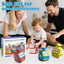  Robot Car Toys for Toddlers 2 3 Year Old, Press to Go Car Toy, Push Go Racing Cars, Play Vehicle Set, Birthday Gifts Boys Girls for Kids | Shinymarch