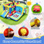 7 in 1 Inflatable Bounce House, Bouncy House with Ball Pit for Kids Indoor Outdoor Party Family Fun, Obstacles, Toddler Jump Bouncy Castle with Ball Pit for Birthday Party Gifts  | Shinymarch