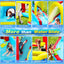 7 in1 Inflatable slide water park bouncing house outdoor Soccer garden bouncer with Splash pool & Water gun & Climbing wall & Basketball & Football  | Shinymarch