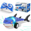 Remote Control Shark Toy for Kids, Fun Like Remote Control Cars, with 2.4Ghz RC Shark Wiggle & Straight Modes, Cool Lights, 360° Rotation Flexible Tail Fin, Shark Toys for Boys 8-12 | Shinymarch