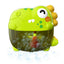 Dinosaur Bathtub Bubble Maker Toy, Dino Tub Bubble Blower Toy Electric Bubble Machine Bath Toy with Colorful Gradient Lights and Joyful Music, No Special Bubble Solution Needed | Shinymarch