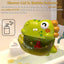 Dinosaur Bathtub Bubble Maker Toy, Dino Tub Bubble Blower Toy Electric Bubble Machine Bath Toy with Colorful Gradient Lights and Joyful Music, No Special Bubble Solution Needed | Shinymarch