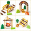 Wooden Building Blocks for Kids Ages 4-8, 167 PCS Stacking Blocks STEM Building Toys with Animals & DIY House, Christmas Birthday Gifts for Girls Boys 4 5 6 7 8 Years Old | Shinymarch