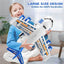Airplane Toys for Toddlers 3-5 - Car Race Tracks for Kids Ages 4-8 with 8 Small Car Toys, Toddlers Educational Toy, Birthday Gifts for Boys Girls 3-7, Kitchen Playsets Pretend Play | Shinymarch