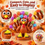 Thanksgiving Turkey Lollipop Holder | Shinymarch