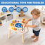 All-in-One Montessori Activity Table for Toddlers 1-3, Toys for 1+ year old | Shinymarch