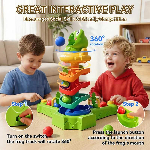 Frog Ball Drop Toy