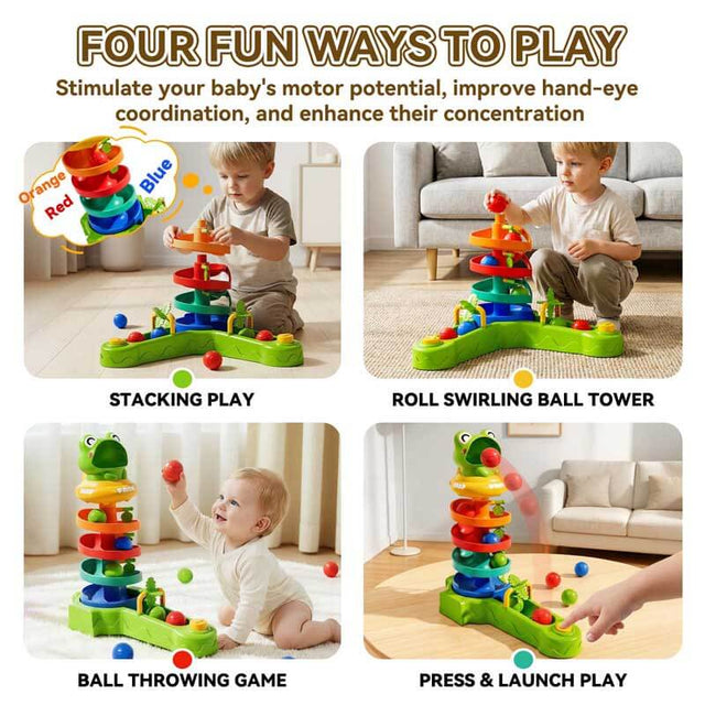 Frog Ball Drop Toy