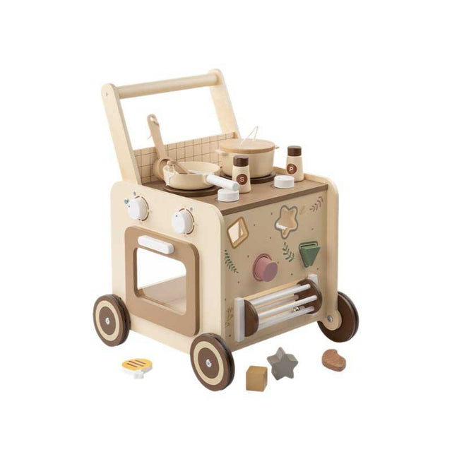 6-in-1 Wooden Baby Push Walker