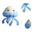 Jellyfish Keychain, Multifunctional Pendant with Sea Animal Motif, Cuddly Toy Pillow for Children And Adults | Shinymarch