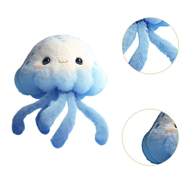 Jellyfish Keychain, Multifunctional Pendant with Sea Animal Motif, Cuddly Toy Pillow for Children And Adults | Shinymarch