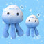 Jellyfish Keychain, Multifunctional Pendant with Sea Animal Motif, Cuddly Toy Pillow for Children And Adults | Shinymarch