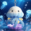 Jellyfish Keychain, Multifunctional Pendant with Sea Animal Motif, Cuddly Toy Pillow for Children And Adults | Shinymarch