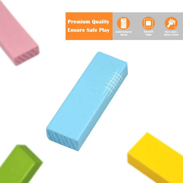 Wooden Colorful Stacking Blocks