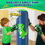 Inflatable Punching Bag, 48 Inch Stable Inflatable Boxing Bag for 3-6 Kids,Dinosaur Toy & Gifts for Boys and Girls, Kids Boxing Set for Practicing Karate, Taekwondo | Shinymarch
