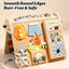 Wooden Sensory Panel with Light Up Buttons and Controls for Cognitive Growth Fine Motor Skill Toy | Shinymarch