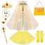 Princess Dress Up for Girls 3-8, Cape with Crown & Tutu, Birthday Gift for Toddler Girls, Pretend Play Toys for Kids | Shinymarch