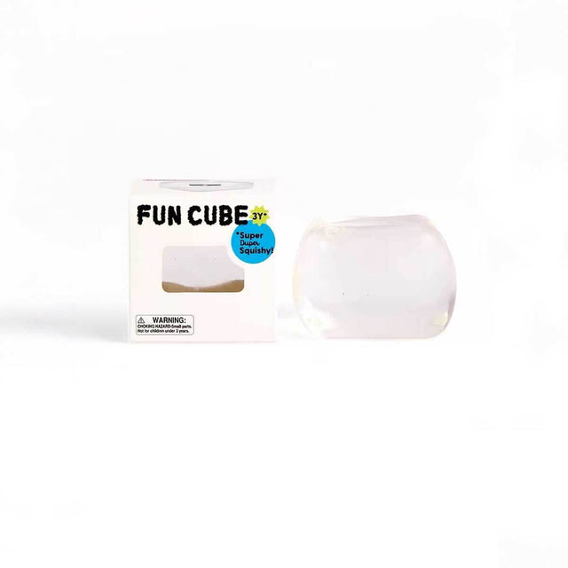 Big Block Ice Cube Squishy Stress Toy – Extra Firm Slow Rise Sensory Fidget Cube for Anxiety Relief, Focus & Hand Therapy, ASTM F963 Certified | Shinymarch