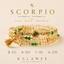 Natural Zodiac Crystal Bracelet Necklace | 12 Horoscope Birthstone Jewelry | Kalawee
