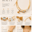 Natural Zodiac Crystal Bracelet Necklace | 12 Horoscope Birthstone Jewelry