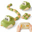Magnetic Snake Game Toy Eating Itself, Remote Control Eating Snake Toys with Sound and Light, Interactive Parent-Child Competitive Game Race Car Toy for Kids Boys Girls | Shinymarch