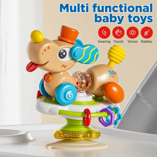 Montessori Baby Puppy Suction Activity & Sensory Toy | Shinymarch