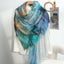 100% Ultra-Fine Cashmere Gradient Scarf Shawl – Lightweight Oversized Wrap for Year