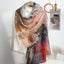 100% Ultra-Fine Cashmere Gradient Scarf Shawl – Lightweight Oversized Wrap for Year