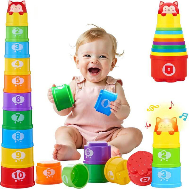 Montessori Baby Stacking Cups
