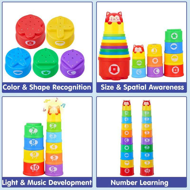 Montessori Baby Stacking Cups