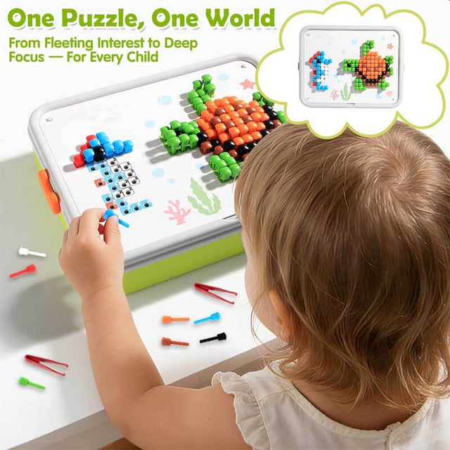 3D Mushroom Nail Puzzle