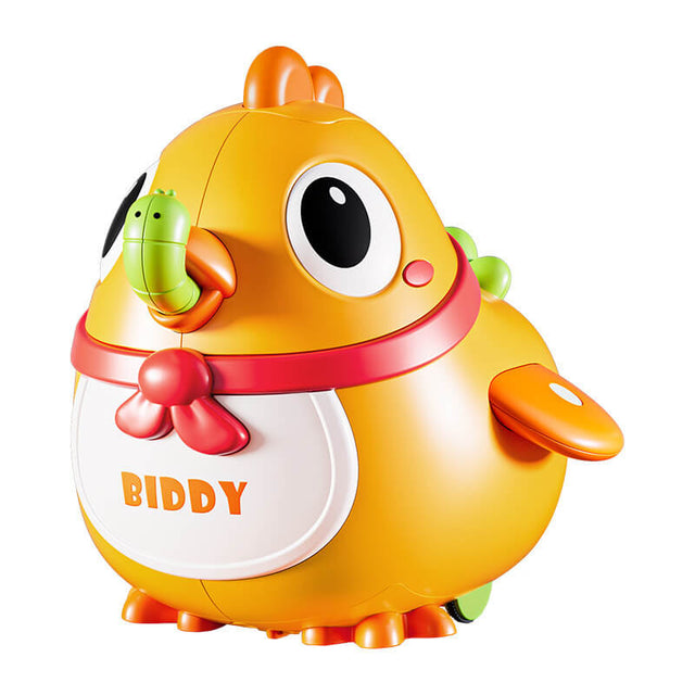 Interactive Musical Egg-Laying Hen Toy – Lights & Sounds Crawl-Along Toy for Babies & Toddlers | Shinymarch