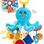 Car Seat Toys for Babies 0–12 Months – Hanging Baby Activity Toy for Car Seat, Stroller, Crib & Gym – Infant Plush Rattle with Mirror, Crinkle, Clip-On for Boys & Girls | Shinymarch