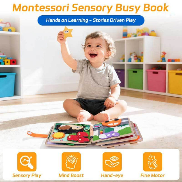 Giraffe Busy Book for Toddlers
