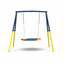 Flying Saucer Swing Set with Heavy Duty A-Frame Metal Swing Stand, Full Steel, Outdoor for Kids, Backyard, Playground, Outdoor