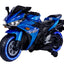 12V Blue Motorcycle for Kids
