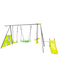 Outdoor Swing Set with Net Swing