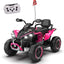 24V Kids Ride On Electric XXXL ATV W/parents Control,Four-wheel shock absorber,English storytelling function,Music,Lights,USB,MP3,Power display,Bluetooth,speeds of 1.24-3.73MPH For Kids Aged 3-12.