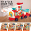 4-in-1 Ride On Train Toy