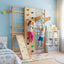 All-in-One 10-in-1 Indoor Climbing Set - Featuring a Rock Climbing Wall, Wooden Swings, Gymnastic Rings, Rope Ladders, and Stretching Equipment for a Home Fitness Playground