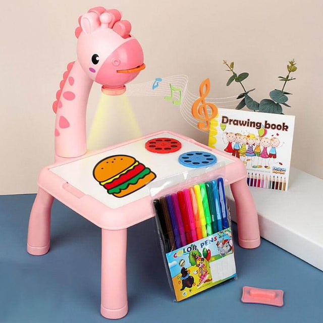 Kid Projection Drawing Board Multi-Function Children Projection