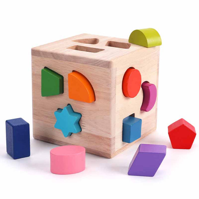 Wooden Shape Sorting Car | Shinymarch