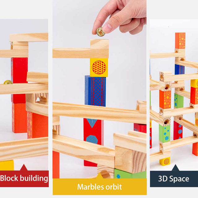 Ball Track Stack Building Blocks | Shinymarch