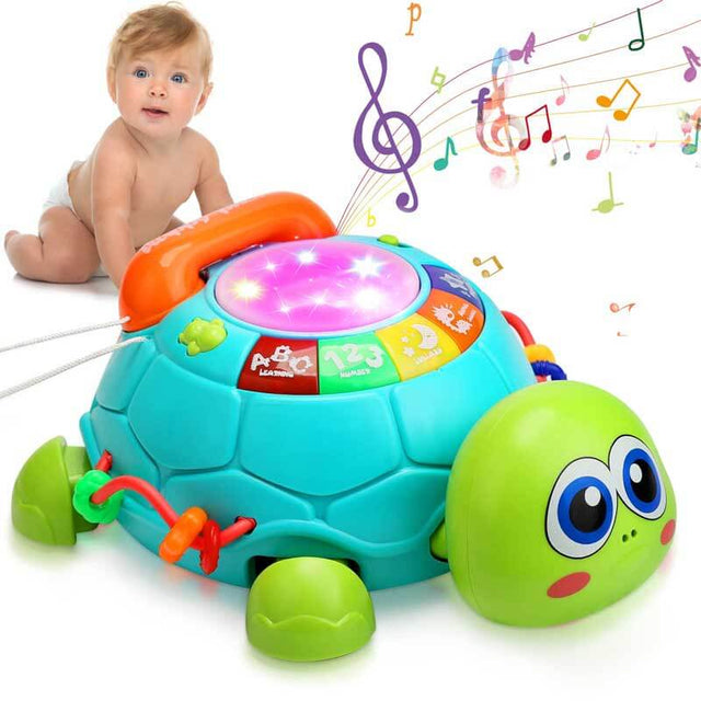 Musical Turtle Crawling Toy, Fun Early Development Educational Infant Toy | Shinymarch®